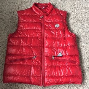 Moncler Down Red Men’s Vest